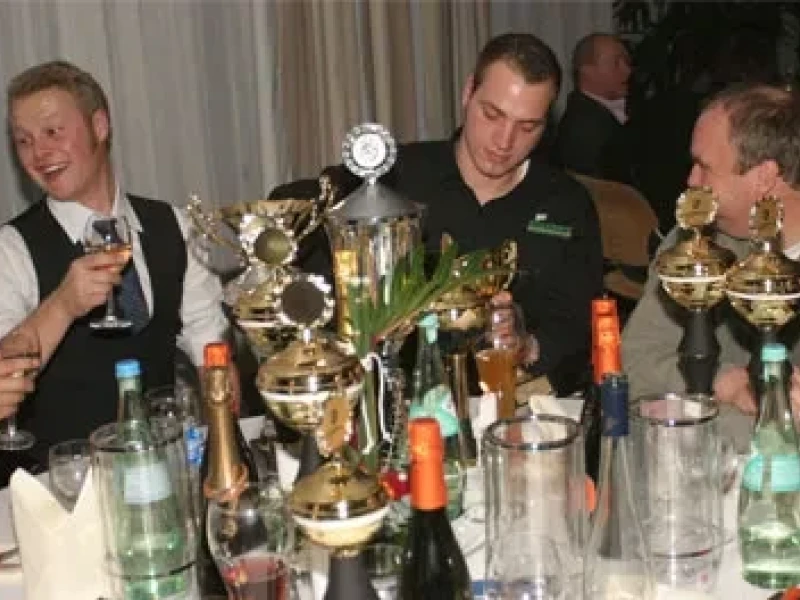 Team Niederhof war Edelmetallsammler der PCC Siegerehrung 2007