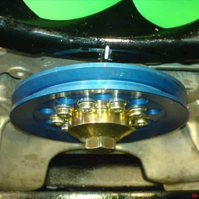 Alu Keilriemenadapter an der Lichtmaschine